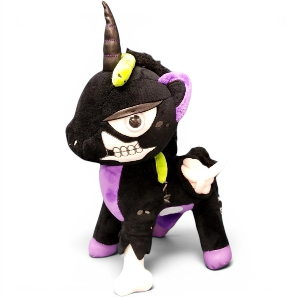 Killstar Kreeptures Purgatory Unicorn Plush Cyclops Goth Black Purple Toy